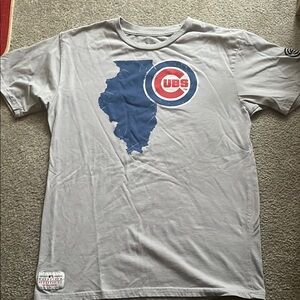 Cubs Gray Short Sleeve Tee